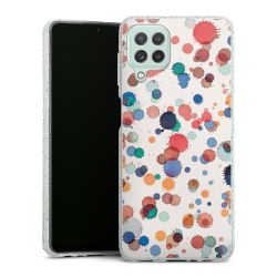 Silicone Glitter Case silver glitter