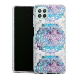 Silicone Glitter Case silver glitter