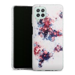 Silicone Glitter Case silver glitter