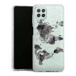 Silicone Glitter Case silver glitter