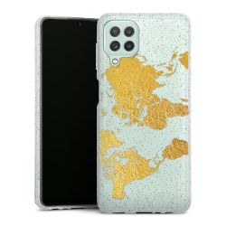 Silicone Glitter Case silver glitter