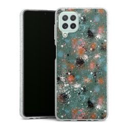 Silicone Glitter Case silver glitter