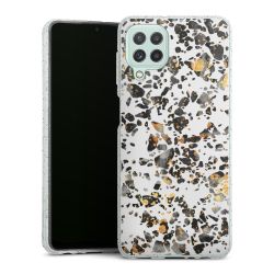 Silicone Glitter Case silver glitter