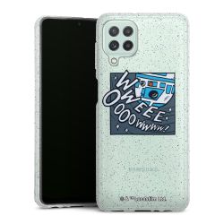 Silicone Glitter Case silver glitter