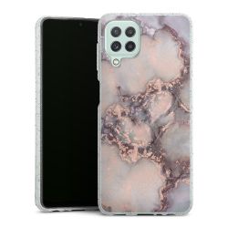 Silicone Glitter Case silver glitter