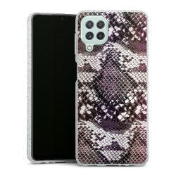 Silicone Glitter Case silver glitter