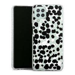 Silicone Glitter Case silver glitter