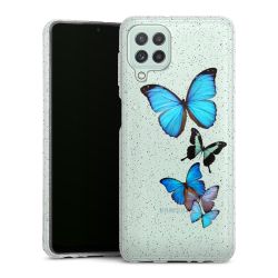 Silicone Glitter Case silver glitter