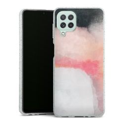 Silicone Glitter Case silver glitter