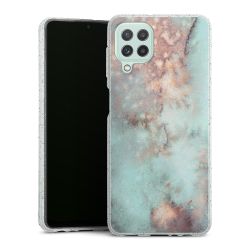 Silicone Glitter Case silver glitter