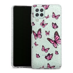 Silicone Glitter Case silver glitter