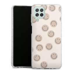 Silicone Glitter Case silver glitter