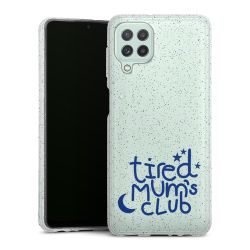 Silicone Glitter Case silver glitter