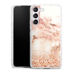 Silicone Glitter Case silver glitter