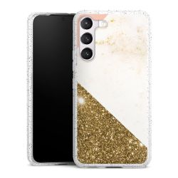 Silicone Glitter Case silver glitter