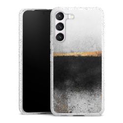 Silicone Glitter Case silver glitter