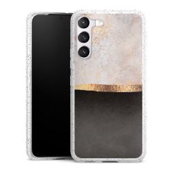 Silicone Glitter Case silver glitter