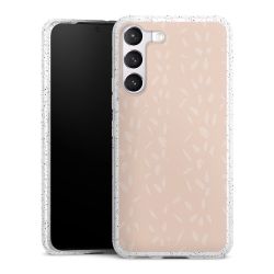 Silicone Glitter Case silver glitter