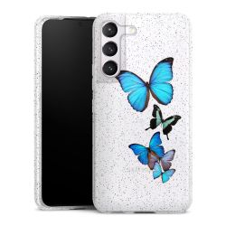 Silicone Glitter Case silver glitter