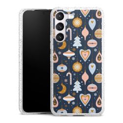 Silicone Glitter Case silver glitter