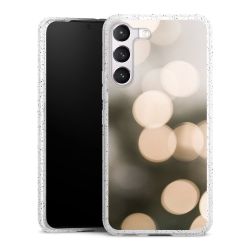 Silicone Glitter Case silver glitter