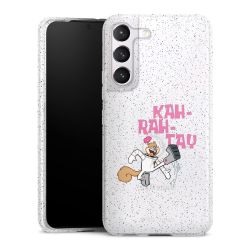 Silicone Glitter Case silver glitter