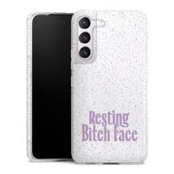 Silicone Glitter Case silver glitter