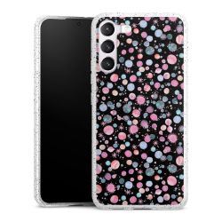 Silicone Glitter Case silver glitter