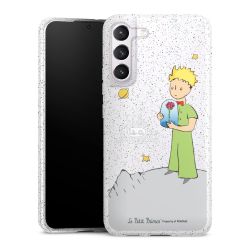 Silicone Glitter Case silver glitter