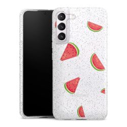 Silicone Glitter Case silver glitter