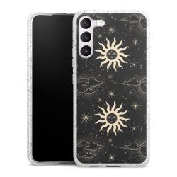 Silicone Glitter Case silver glitter