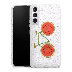 Silicone Glitter Case silver glitter