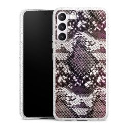 Silicone Glitter Case silver glitter