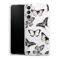 Silicone Glitter Case silver glitter