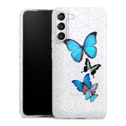 Silicone Glitter Case silver glitter