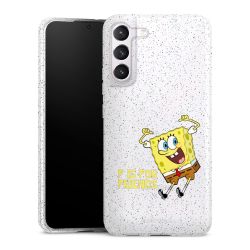 Silicone Glitter Case silver glitter