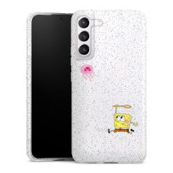 Silicone Glitter Case silver glitter