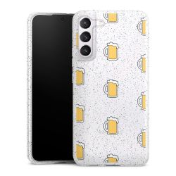 Silicone Glitter Case silver glitter