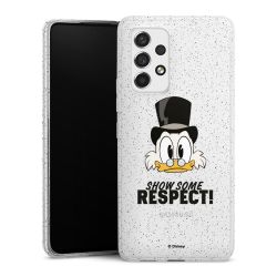 Silicone Glitter Case silver glitter