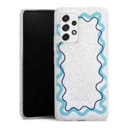 Silicone Glitter Case silver glitter