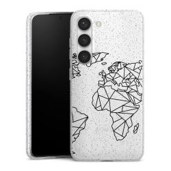 Silicone Glitter Case silver glitter