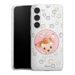 Silicone Glitter Case silver glitter