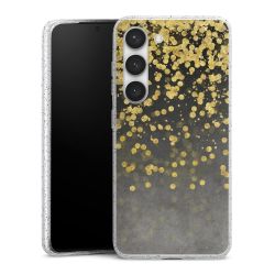 Silicone Glitter Case silver glitter