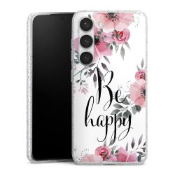 Silicone Glitter Case silver glitter