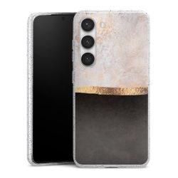 Silicone Glitter Case silver glitter