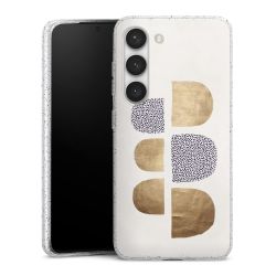 Silicone Glitter Case silver glitter