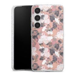 Silicone Glitter Case silver glitter