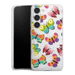 Silicone Glitter Case silver glitter