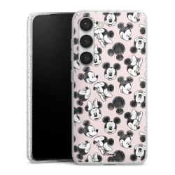 Silicone Glitter Case silver glitter