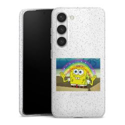 Silicone Glitter Case silver glitter